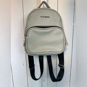 Steve Madden Soft Green Mini Backpack Purse Shoulder Bag Catchall On the Go